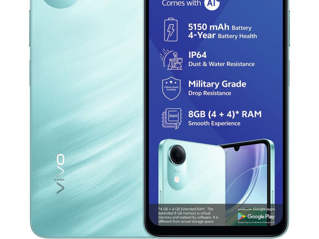Смартфон за 150 долларов. Vivo Y05e получил батарею 5150 мАч и защиту IP64