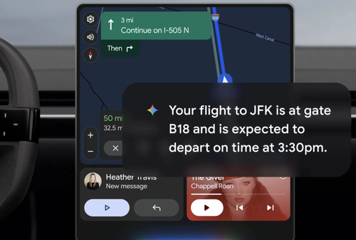 Gemini за рулём: Google связала ИИ в Android Auto с почтой и фотографиями