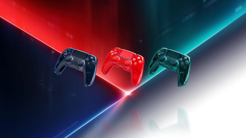 Sony представила прозрачные геймпады DualSense и панели для PS5, вдохновлённые трендом 90ых